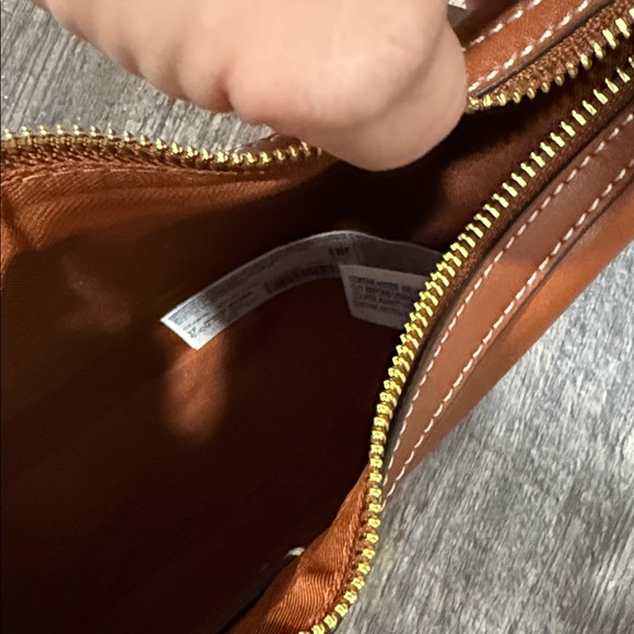 Mango Tan Leather Shoulder Bag - Picture 11 of 12